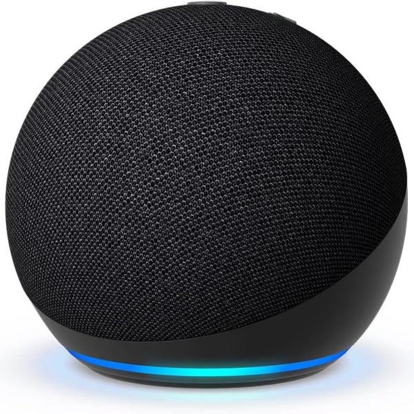 Echo Dot (5th generation, model 2022) | Bluetooth and Wi-Fi connected speaker with even more powerful sound, with Alexa | Anthracite